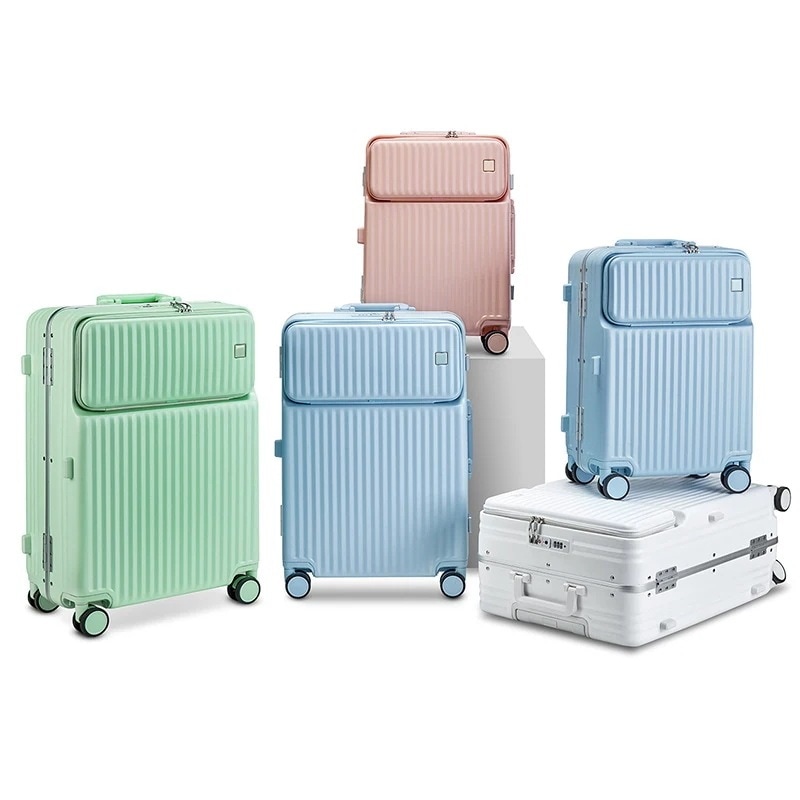 新品 新デザイン 前開きスーツケース ファッション 便利 TSA税関ロック 大容量 キャリーバッグ