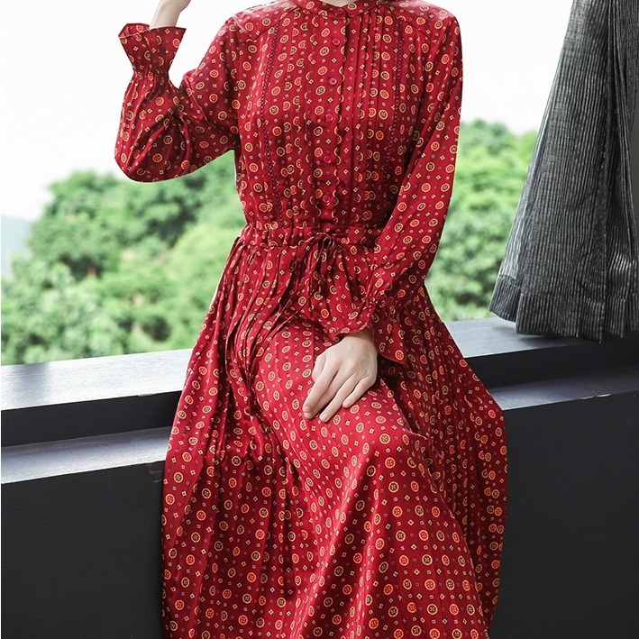 長袖 ワンピース プリーツ エレガント Ａライン フレア プリーツ シフォン ウエストマーク ウエストリボン かわいい 大人可愛い きれいめ 大人 上品 おしゃれ お洒落 レトロ 大人可愛い 大人女子