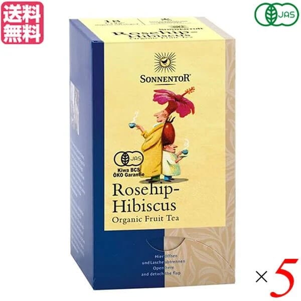 ゾネントア ローズヒップハイビスカスティー 54g(3gx18 袋) 3箱セット