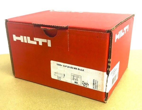 HILTI ヒルティ BX 3用ピン 連発 X-P 24 B3 MX 1000本 24mm