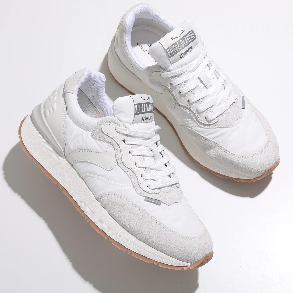 VOILE BLANCHE ボイルブランシェ スニーカー QWARK EASY 2018758 メンズ ローカット スウェード ナイロン ロゴ 靴 1N21