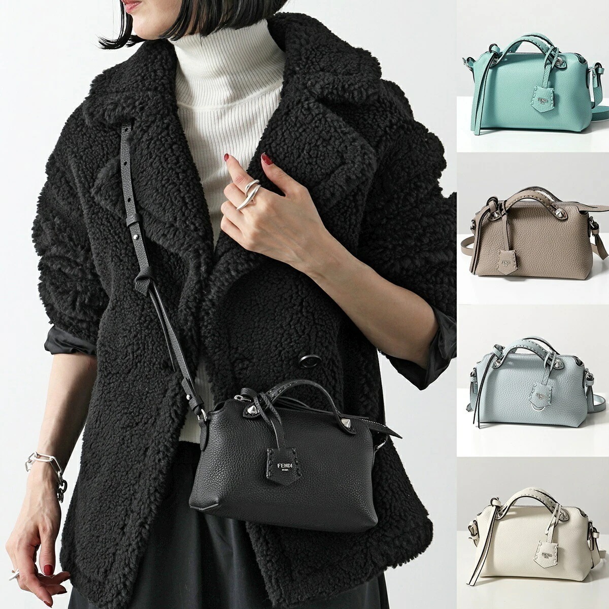 FENDI フェンディ ショルダーバッグ BY THE WAY SELLERIA MINI バイ ザ ウェイ セレリア ミニ 8BS098 ASU2 レディース ミニバッグ ハンドバッグ レザー 鞄