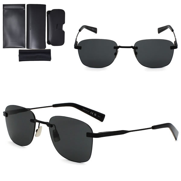 サングラス SL 744 SUN-001 サングラス SL744-SUN-001 ノーズパット ブラック グレー メンズ レディース ユニセックス