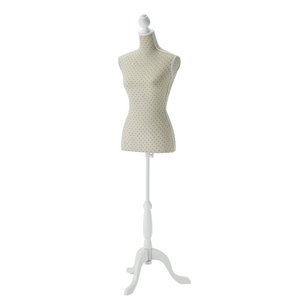 トルソー ディスプレイ用品 幅45×奥行40×高さ131165cm ドット 無段階昇降式 アンティーク風 インテリア用品 什器