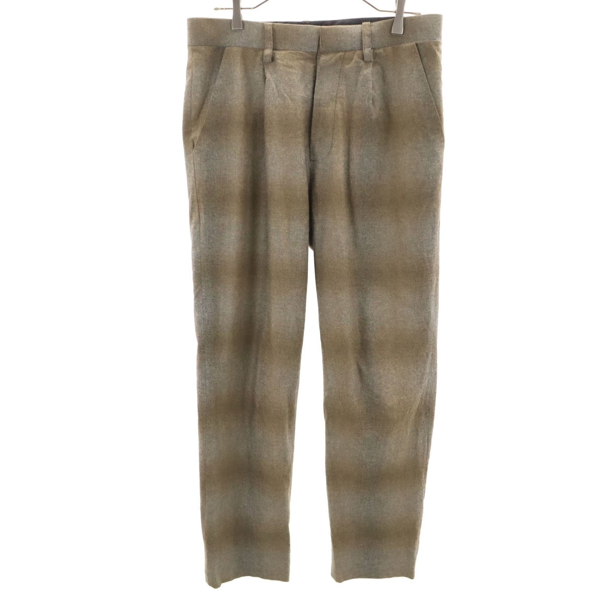 オンブレ トラウザー パンツ 3 ブラウン メンズ 古着