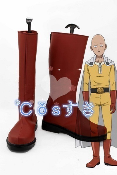 【短納期】ワンパンマン サイタマ ハゲマント コスプレブーツ 靴 コスプレシューズ cosplay イベント ハロウイン パーティー 仮装