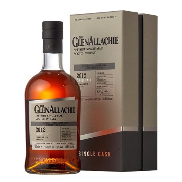 【正規品 箱入】グレンアラヒー 2012年 12年 ファーストフィル チンカピンバレル シングルカスク 700ml 60.6%GLENALLACHIE DISTILLED 2012 AGED