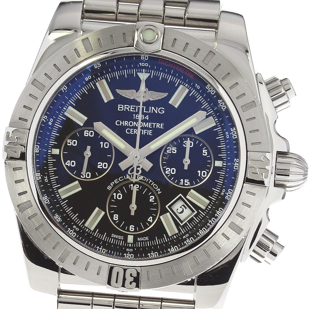 ブライトリング BREITLING AB0115 クロノマット 44 エアボーン 自動巻き メンズ 良品 箱保証書付き_805624【中古】