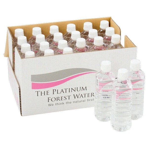 【ゴーゴーセール】奥長良川名水 プラチナフォレストウォーター 500ml×24本【12ケース】プラチナ水 ナノプラチナ 白金 国産 天然軟水 水 ミネラルウォーター モンドセレクション エイジングケア