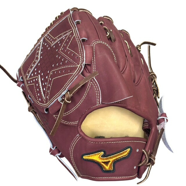 BSSショップ限定 ミズノプロ 硬式グラブ 投手用 HAGAJAPAN スポコバオリジナル 1AJGH73250-68TH 今永モデル 王冠