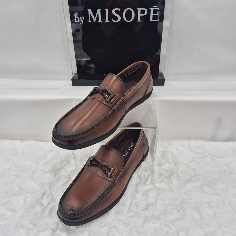 By 男性 クラシック カジュアル ローファー 122HT317SS203 MBROWN 2 JJ