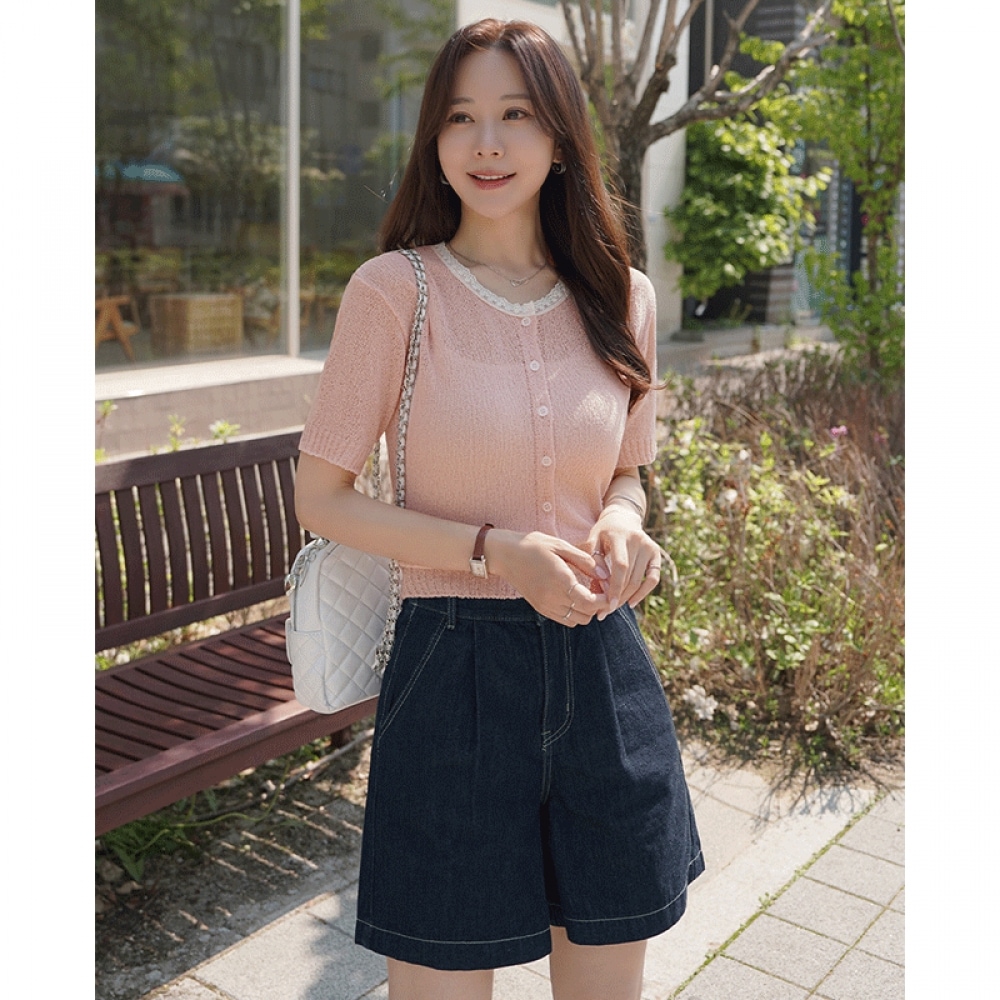 クリック＆ファニー シャルミット レースカーディガン