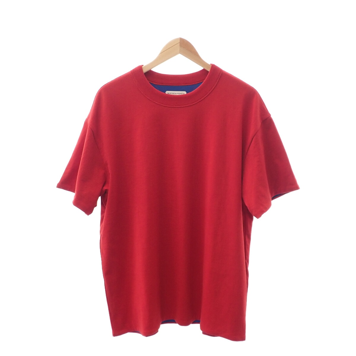 【Aランク】 ダブルレイヤー Tシャツ 半袖 トップス 661788 V16E0 コットン レッド ブルー Sサイズ メンズ