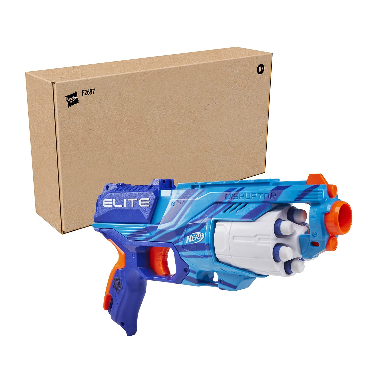 【Amazon.co.jp限定】 ハズブロ(HASBRO)ナーフ エリート ディスラプター リフレックスブルー スラムファイア ダーツ6本装填ロテーティングドラム 公式ダーツ6本付属 連射式 F269 6,036円
