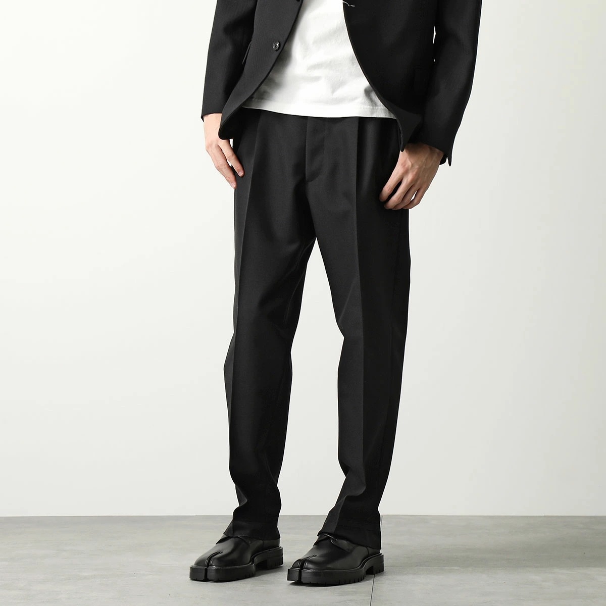 MAISON MARGIELA メゾンマルジェラ 4 14 トラウザーズパンツ SI1KA0002 S49892 メンズ モヘヤ混ウール センタープレス 900