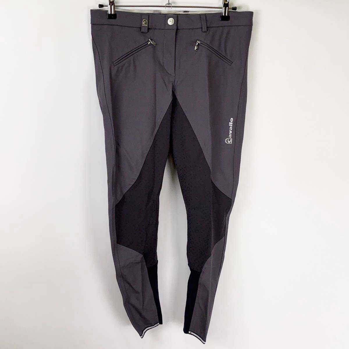 【中古・未使用品】CAVALLO カバロ Caja Grip 351 カジャグリップ キュロット 44 グレー レディース 乗馬 馬術 18,200円