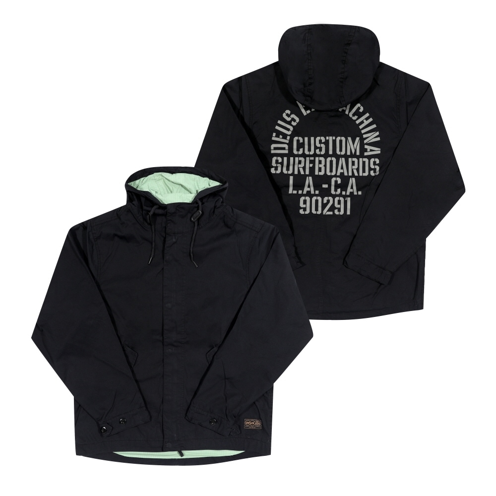 デウスエクスマキナ マーフィー ショート パーカー メンズ ジャケット DMP256934 BLK