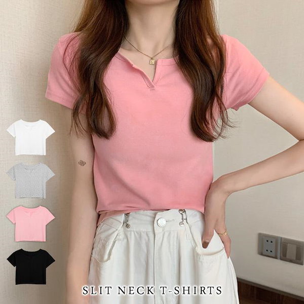 Qoo10] Tシャツ レディース 春 夏 春夏 白