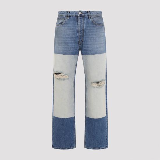 MAISON MARGIELA Men Denim Pants S67LA0047 M30066 961 MEDIUM BLUE