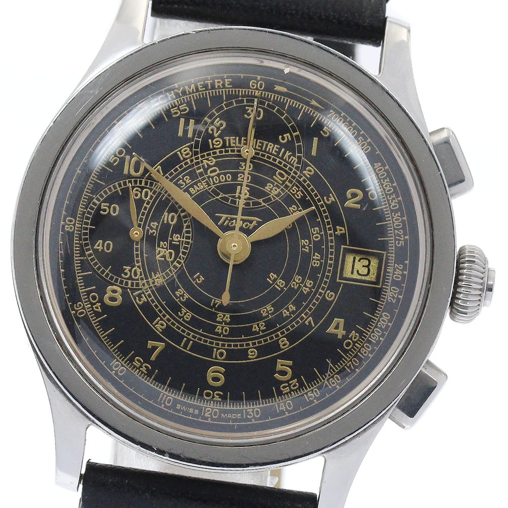 ティソ TISSOT T66.1.428.52 クロノジャネイロ 3333本限定 手巻き メンズ _883767【中古】