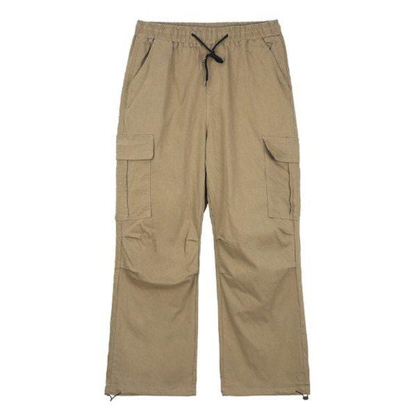 カーゴパンツ SBJ031 4COLOR メンズ ワイドフィット 裾ストリングパンツ