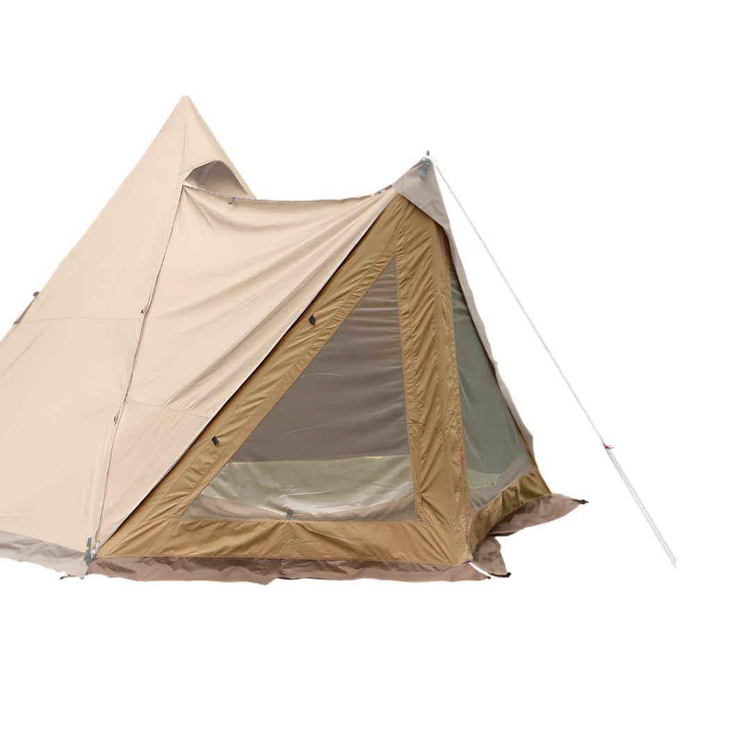テンマクデザイン サーカスTC DX専用窓付きフロントフラップ サンドカラー (オプション品) tent-MarkDESINGN 2人 ワンポールテント オプション スカート付き ソロ デュオ キャン