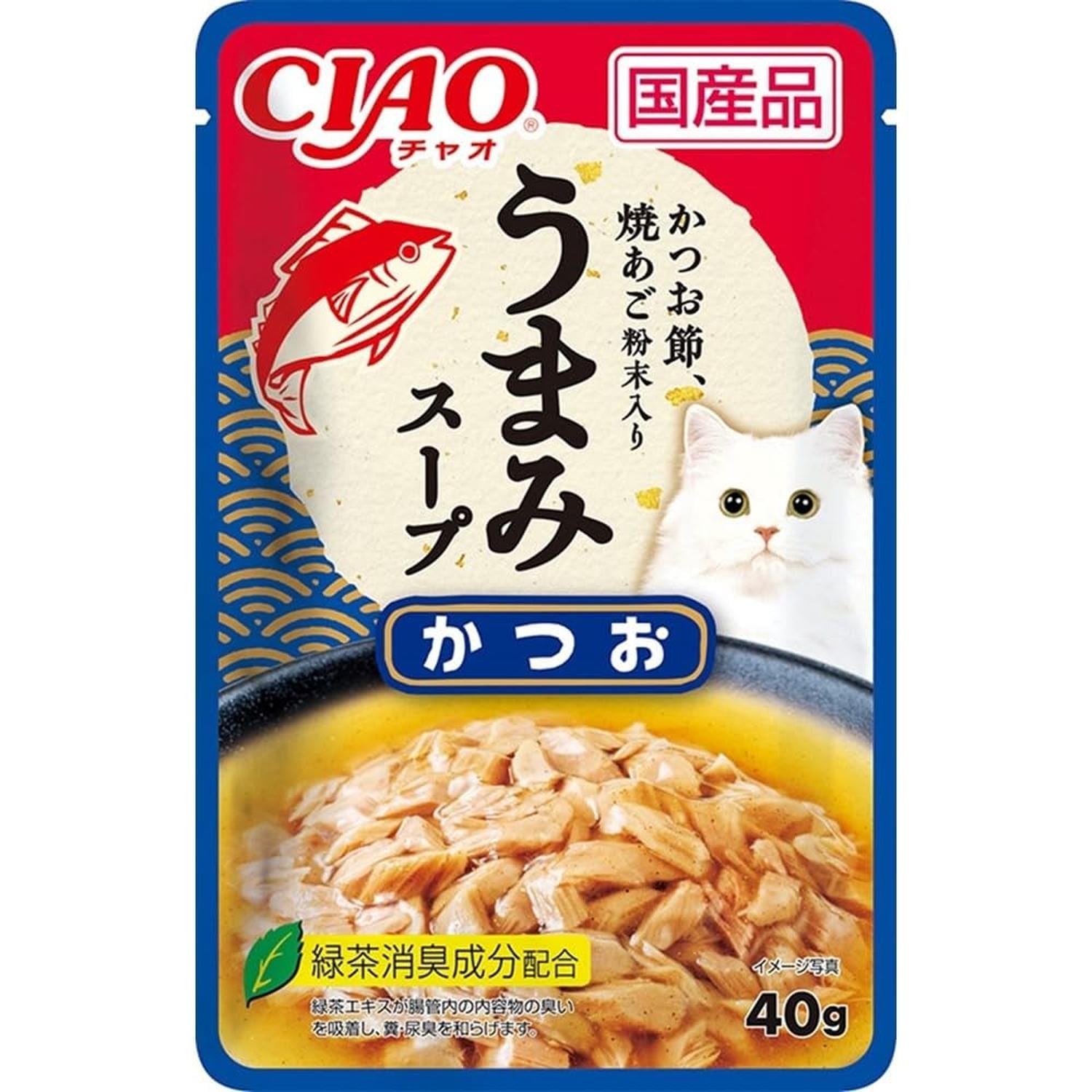 チャオ 旨みスープ パウチ かつお 40g