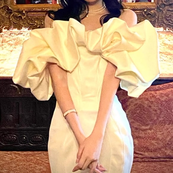 レディース スカート ワンピース ドレス ミニ オフショルダー タイト フェミニン フリル ウエストマーク ハイウエスト 大人可愛い きれいめ シンプル カジュアル 上品 おしゃれ かっこいい レトロ