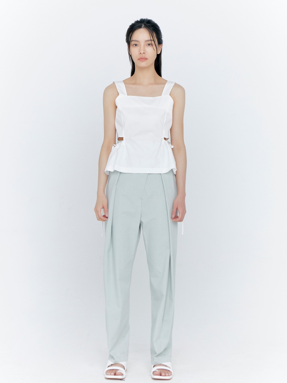 コットングルカパンツミント