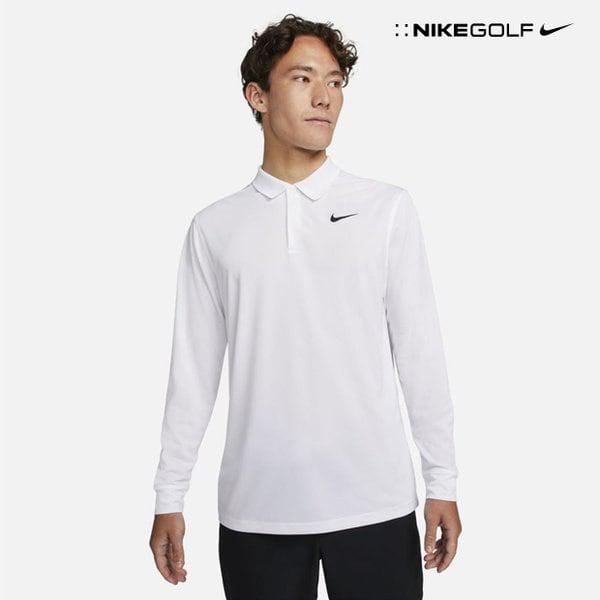DN2345-100 ナイキ Dri-FIT Victory ソリッド ゴルフ 長袖ポロ AS