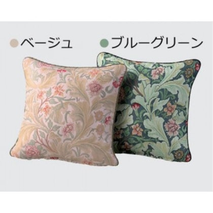 川島織物セルコン モリスデザインスタジオ レスターアカンサス 背当クッションカバー 45×45cm LL1714 ベージュ