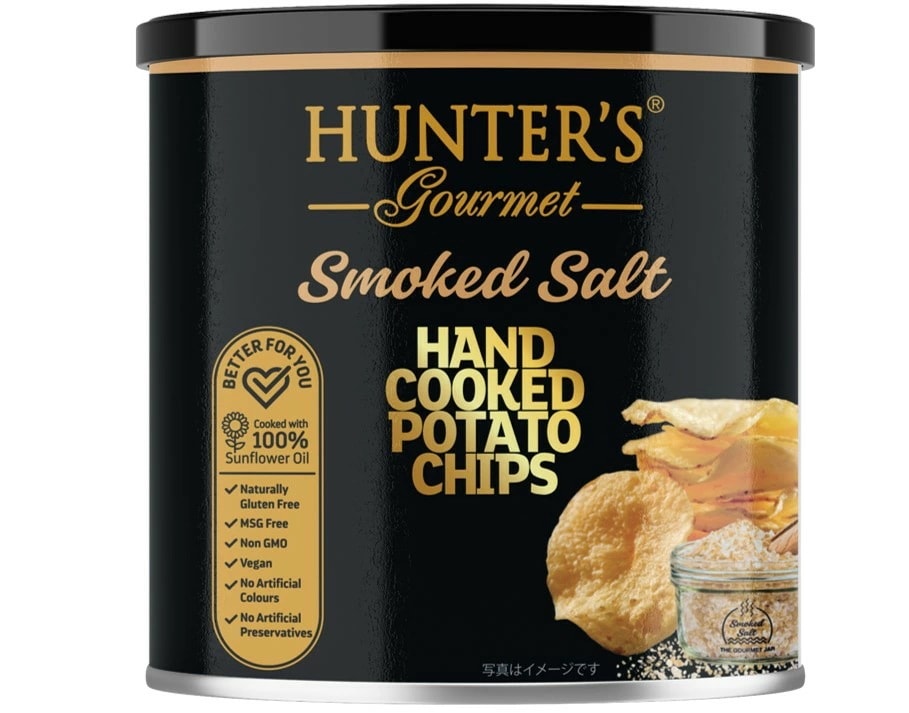 送料無料】HUNTER S ハンターズ ポテトチップス スモークソルト風味 40g36缶