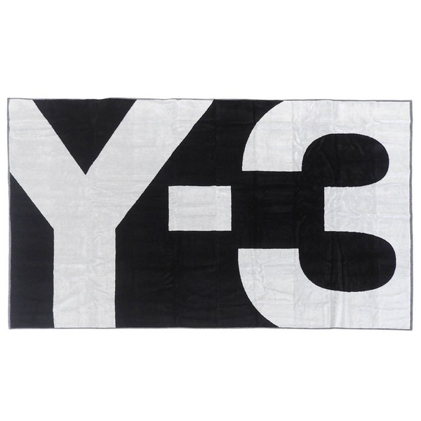 ワイスリー タオル メンズ レディース ビーチタオル コットン ブラック Y-3 BEACH TOWEL HD3306BK Y-3