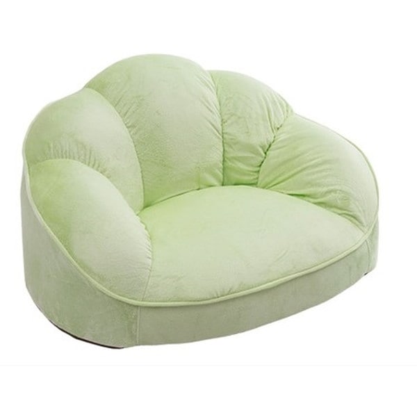 CELLUTANE 1人掛けソファ「クロワッサン」 グリーン 日本製 ローソファ A298-305GRN メーカー直送