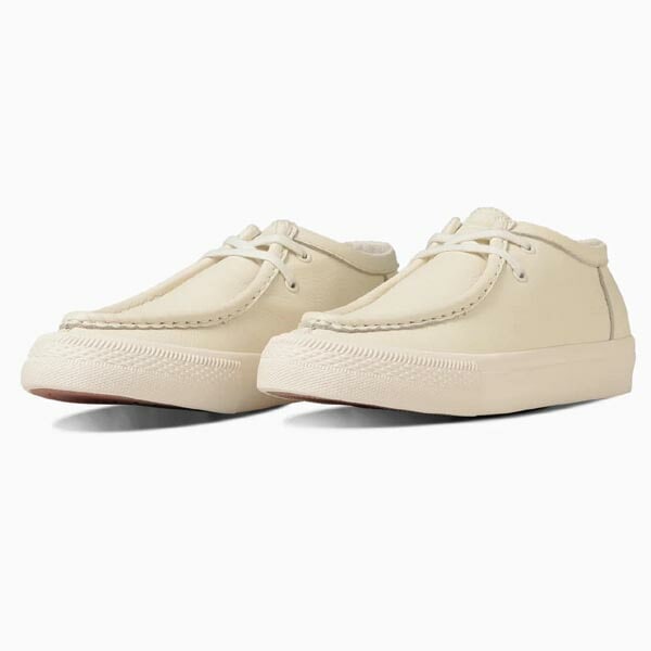 メンズ レディース レザー スニーカー ＣＳ モカシン ＳＫ ローカット cs moccasins sk ox オフホワイト 本革