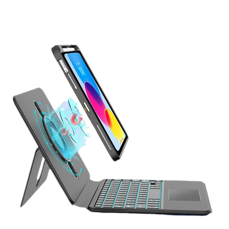 適用 ipad10 bluetooth のキーボード air45 の保護場合のスライドの上昇 pro11 磁気旋回装置のワンピースのキーボードの箱 8,439円