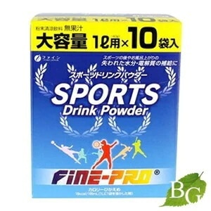 ファイン スポーツドリンクパウダー 大容量 10袋入 20個セット