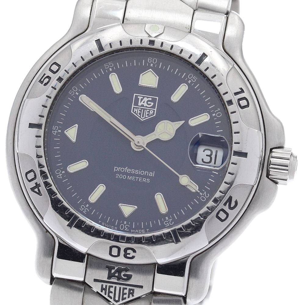 タグホイヤー TAG HEUER WH1115-K1 6000シリーズ プロフェッショナル デイト クォーツ メンズ _950162【中古】