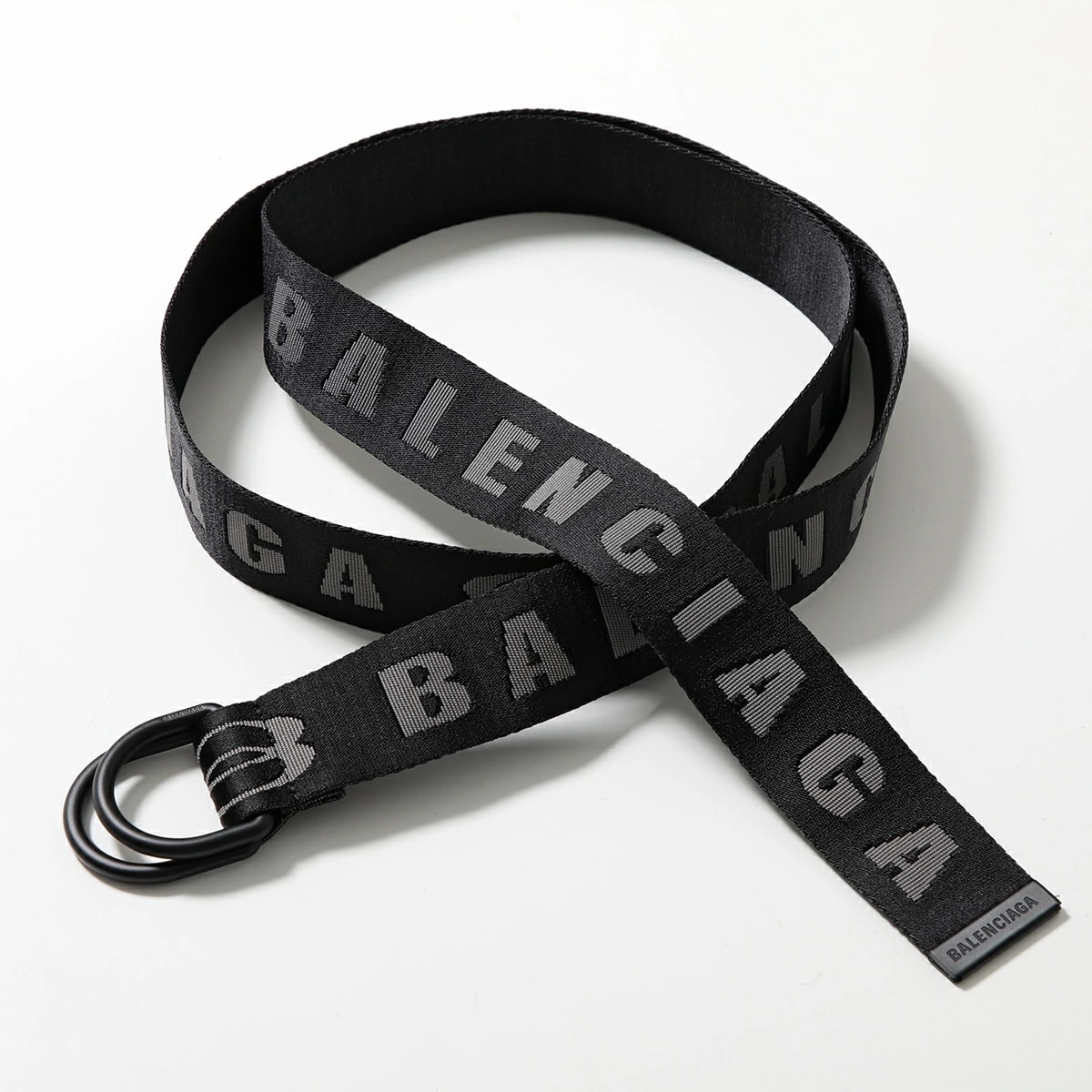 BALENCIAGA バレンシアガ スライダーベルト D RING BELT 40 794485 2AA5W レディース ジャガードロゴ Dカン ウェビングテープ 1064/BLACK/L-DARKG 38,197円