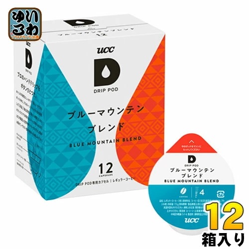 UCC DRIP POD（ドリップポッド） ブルーマウンテンブレンド 7.5g×12杯分 12箱 (6箱入×2 まとめ買い)