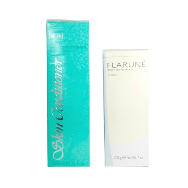 薬用スキンコンディショナー エッセンシャル N 330ml ＋ブライトリファインミルク モイスト 200g お得セット / スキンコンディショナー スキコン 330 医薬部外品 /