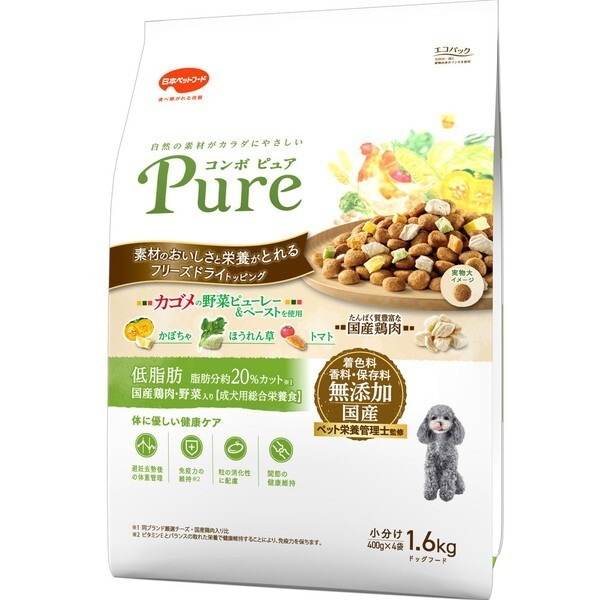 �R���{ �s���A �h�b�O �ᎉ�b 1.6kg(400gx4�ܓ�)