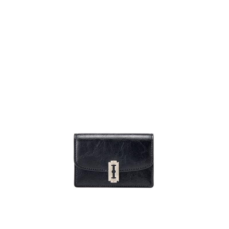 Occam Lune Accordion Card Wallet (オカム ルーン アコーディオン カード財布) Black VQB4-1CW260-1BKXX