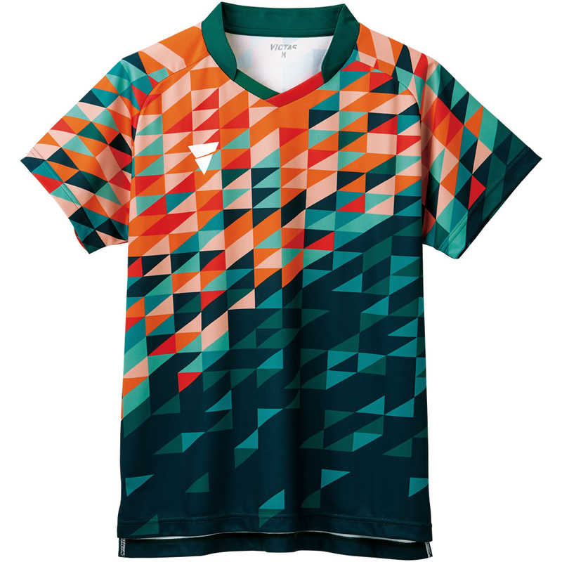 VICTAS　男女兼用 ユニセックス V-GS220(Mサイズ/) グリーン×オレンジ　512101