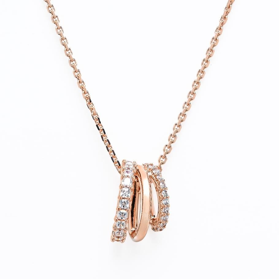 ネックレス Hyperbola ペンダント クリア ローズゴールド レディース 5701494 ジュエリー
