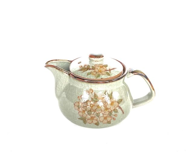 百華園 九谷【多用途急須】大 しだれ桜【裏絵】陶器 350ml 単品