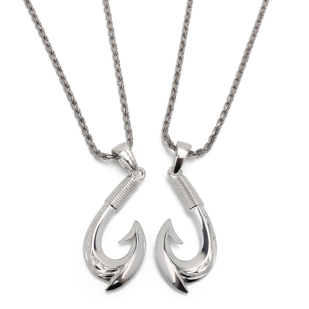 925 ペア フィッシュフックネックレス [ns190] 17,963円