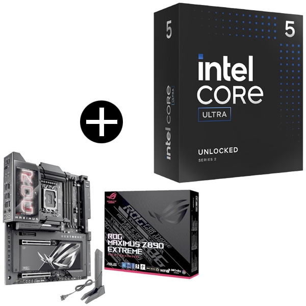 Core Ultra 5 245K CPU + ASUS ROG MAXIMUS Z890 EXTREME マザーボード