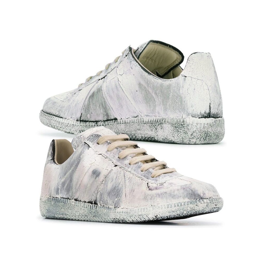 メゾンマルジェラ 11周年記念女性用ペイントスニーカー S58WS0109 P3642 H1532 PCL5003551050