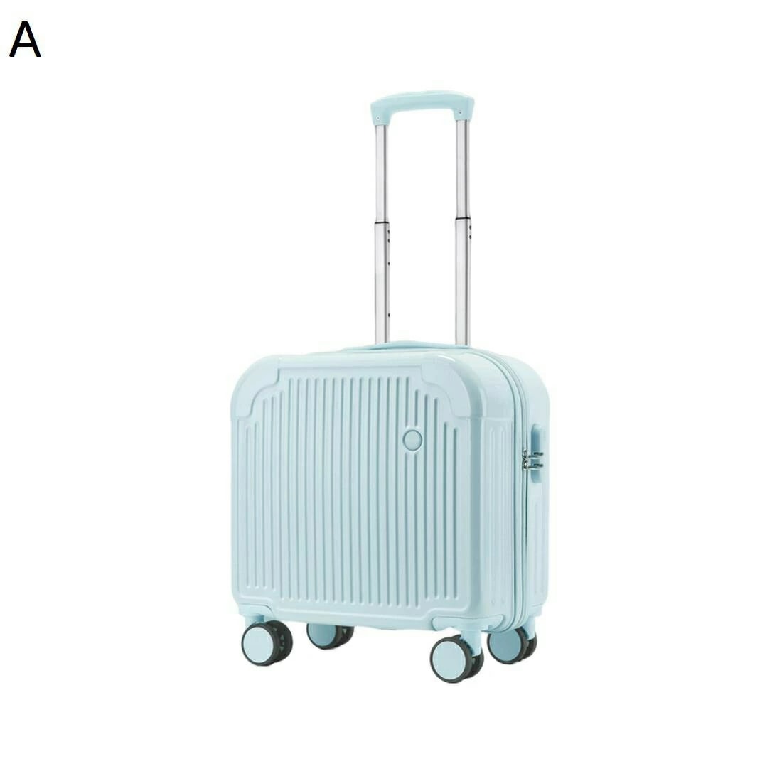 ミニスーツケース 機内持ち込み 軽量 キャリーケース キャリーバッグ 小型 ファスナー式 四輪 360度回転 ダブルキャスター 耐衝撃 携帯便利 多機能 男女兼用 18インチ 出張 ビジネス 旅行